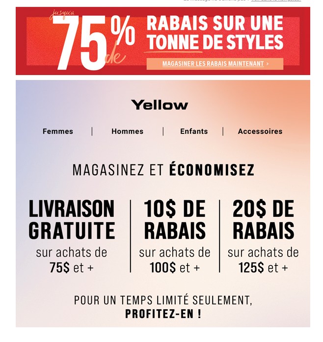 Aubaines Yellow 